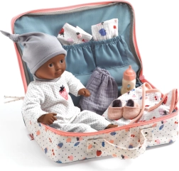 Valisette cadeau avec poupée The Cerise de Djeco