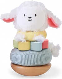 Anneaux à empiler Mouton – jouet empilable peluche-bois pour tout-petits