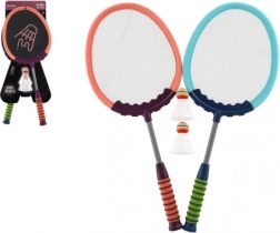 Set de badminton pour enfants 2 raquettes et 2 volants, 60 cm
