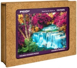 Puzzle en bois Cascade colorée Thaïlande 250 pièces