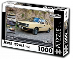 Puzzle RETRO-AUTA Škoda 120 GLS 1000 pièces