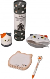 coupe-pizza chat en acier inoxydable