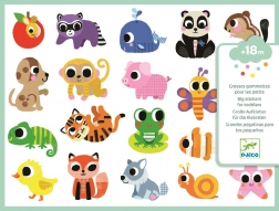 Autocollants pour les tout-petits - Animaux ludiques