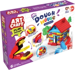 Kit créatif Art craft pour modeler une maison colorée