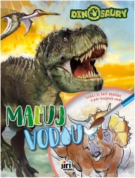 maxi peins à l’eau dinosaures – coloriages magiques à l’eau