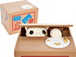 Tirelire interactive avec chaton voleuse de pièces