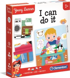 Clementoni Young Learner : Je peux le faire – puzzle pour enfants 6×4 pièces