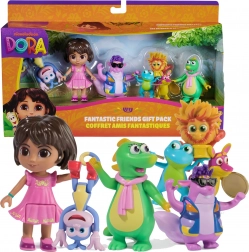 Dora l’exploratrice – coffret cadeau Fantastic Friends, 5 figurines