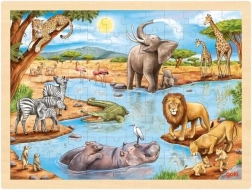 Puzzle en bois Savane africaine 96 pièces Goki