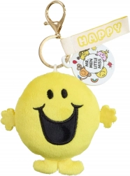 Porte-clés peluche MR. MEN LITTLE MISS – MR. HAPPY