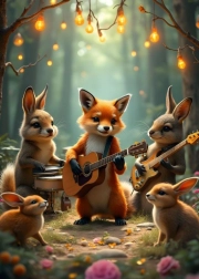 Puzzle Concert forestier 300 pièces BLUEBIRD