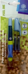Stylo-plume ASTRA MINECRAFT, 2 recharges, encre bleue
