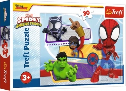 Puzzle 30 pièces – Spidey intrépide – MARVEL – Trefl