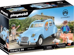 Playmobil Citroën 2CV – voiture rétro culte avec figurines et accessoires