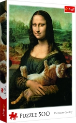 Puzzle Mona Lisa et chat Mruczek