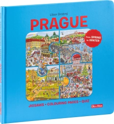 Guide de Prague : Puzzles, Coloriages et Quiz pour enfants