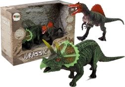 Ensemble de figurines de dinosaures - Spinosaurus, Triceratops