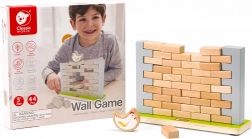 Jeu d’équilibre en bois poule tombée CLASSIC WORLD, 44 pièces