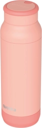 Gourde isotherme en acier inoxydable Quokka Pulse Pink Drop Safe 700 ml