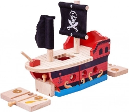 Galère Pirate Bigjigs Rail