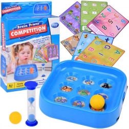 Jeu pour enfants Brain Power – concours de vitesse au souffle avec chiffres et alphabet