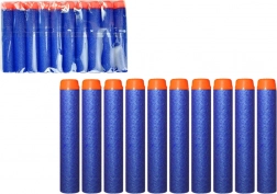 Balles en mousse souple pour pistolet, 10 pièces bleues
