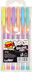 Stylos gel Arc-en-ciel – set de 6 pièces