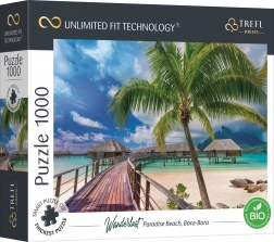 Puzzle TREFL UFT Wanderlust : plage paradisiaque à Bora Bora, 1000 pièces