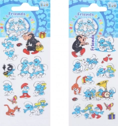 Autocollants Schtroumpfs 12 pièces