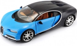 Modèle de collection BUGATTI Chiron 1:24 bleu‑noir
