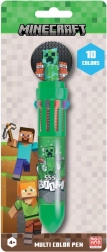 Stylo coloré Minecraft avec topper