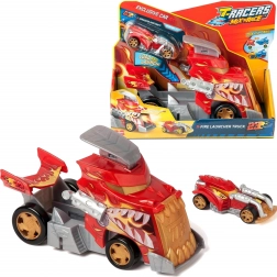 T-Racers Mix ’N Race Fire Launcher Truck – camion avec lanceur