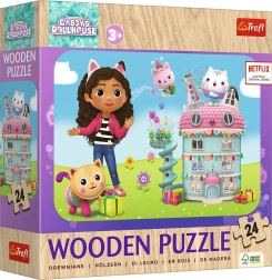 Puzzle en bois Joyeux Gabby et amis 24 pièces