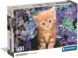 Puzzle Clementoni chaton roux 500 pièces