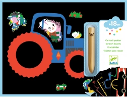 Voitures à gratter pour les tout-petits de Djeco