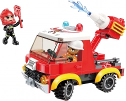 QMAN Mine City camion de pompiers léger – jeu de construction