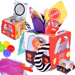 Cube sensoriel souple Véhicules