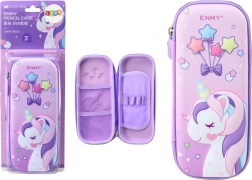 Trousse avec licorne 3D rose 23 × 10 × 5 cm