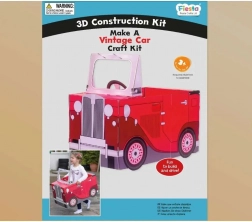Fiesta Crafts 3D puzzle Vintage voiture rouge