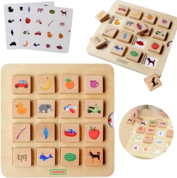 Jeu Montessori MASTERKIDZ d’association d’ombres et d’objets