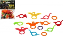 Perles clips colorées DINO, env. 150 pcs