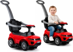 Porteur pour enfant avec barre de guidage SPORT CAR rouge