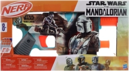 nerf star wars the mandalorian pistolet avec chargeur et 12 fléchettes
