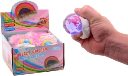 Balle anti-stress avec licorne