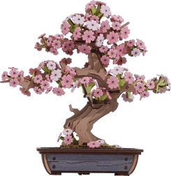 puzzle 3D en bois bonsaï sakura