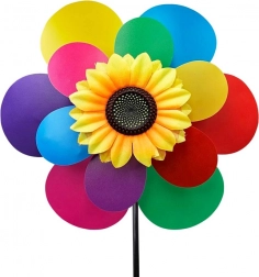 moulin à vent avec petite fleur 36 cm