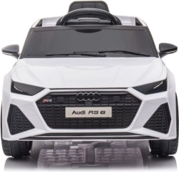 Voiture électrique pour enfants Audi RS6 blanche
