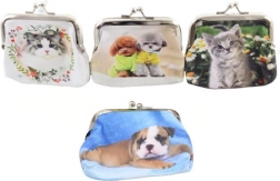 Portefeuille avec animaux en similicuir