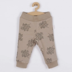 Pantalon de jogging bébé en coton Nicol Ella beige