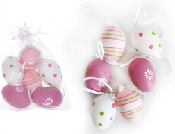 Œuf peint en plastique décoratif